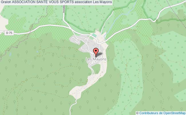 plan association Association SantÉ Vous Sports Les Mayons