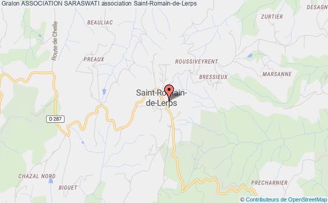 plan association Association Saraswati Saint-Romain-de-Lerps