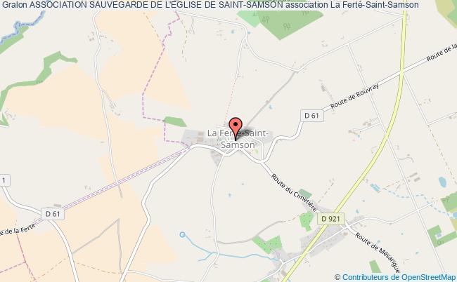 plan association Association Sauvegarde De L'eglise De Saint-samson La    Ferté-Saint-Samson