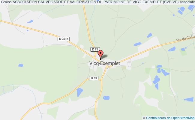 ASSOCIATION SAUVEGARDE ET VALORISATION DU PATRIMOINE DE VICQ EXEMPLET (SVP-VE)
