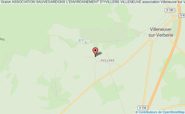 plan association Association Sauvegardons L'environnement D'yvillers Villeneuve Villeneuve-sur-Verberie