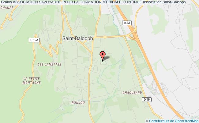 plan association Association Savoyarde Pour La Formation Medicale Continue Saint-Baldoph