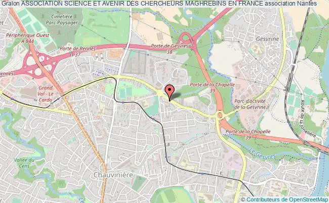 plan association Association Science Et Avenir Des Chercheurs Maghrebins En France Nantes