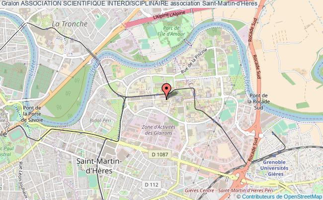 plan association Association Scientifique Interdisciplinaire Saint-Martin-d'Hères