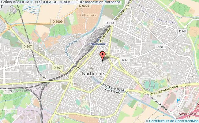 plan association Association Scolaire Beausejour Narbonne