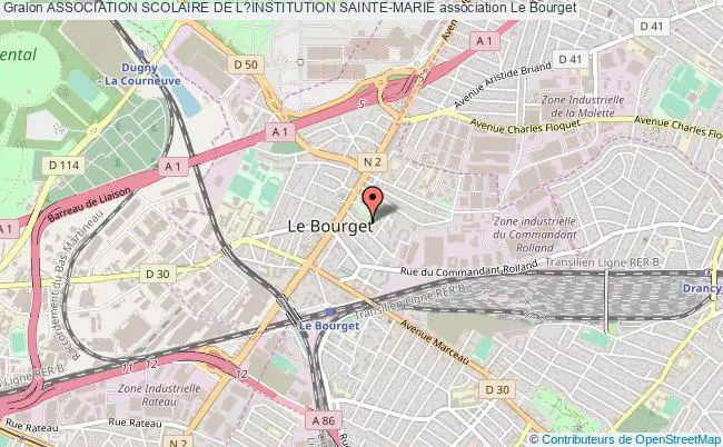plan association Association Scolaire De L?institution Sainte-marie Le Bourget