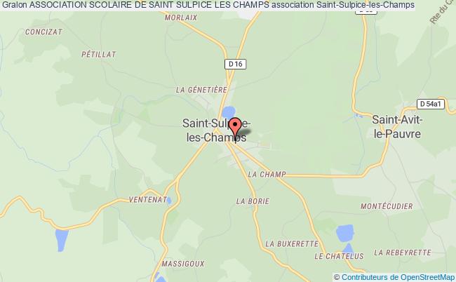 plan association Association Scolaire De Saint Sulpice Les Champs Saint-Sulpice-les-Champs