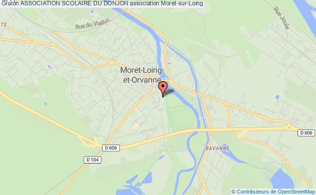 plan association Association Scolaire Du Donjon Moret-sur-Loing