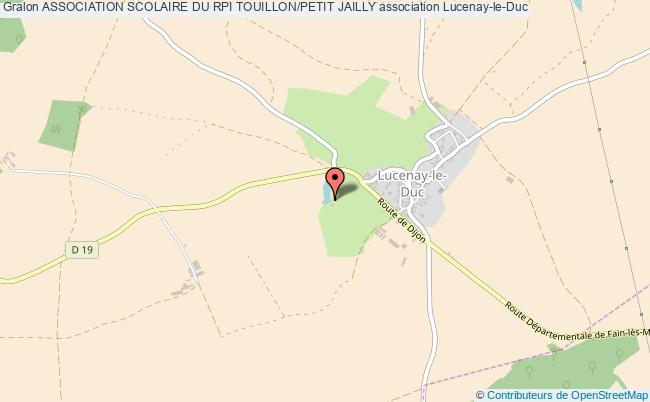 plan association Association Scolaire Du Rpi Touillon/petit Jailly Lucenay-le-Duc