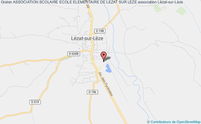 plan association Association Scolaire Ecole Elementaire De Lezat Sur Leze Lézat-sur-Lèze