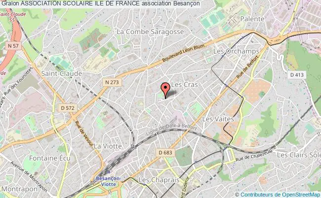 plan association Association Scolaire Ile De France Besançon