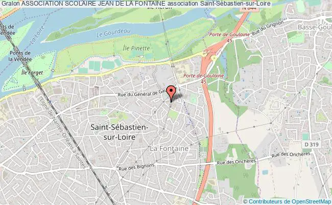 plan association Association Scolaire Jean De La Fontaine Saint-Sébastien-sur-Loire