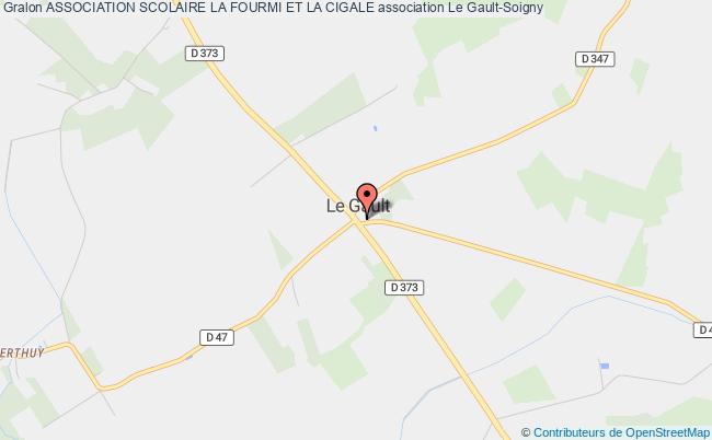 plan association Association Scolaire La Fourmi Et La Cigale Le    Gault-Soigny