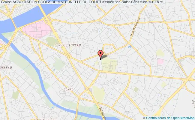 plan association Association Scolaire Maternelle Du Douet Saint-Sébastien-sur-Loire