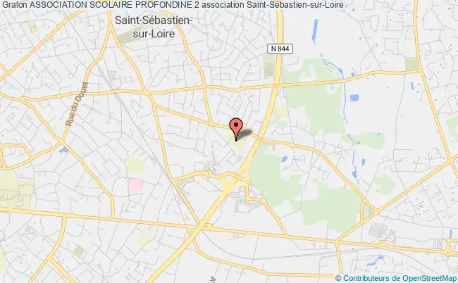 plan association Association Scolaire Profondine 2 Saint-Sébastien-sur-Loire