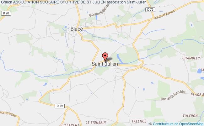 plan association Association Scolaire Sportive De St Julien Saint-Julien