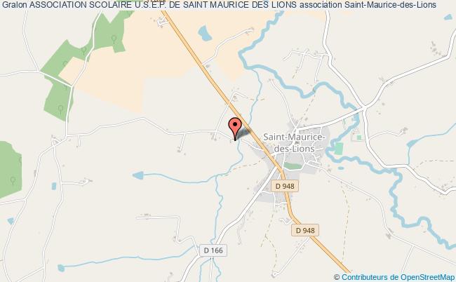 plan association Association Scolaire U.s.e.p. De Saint Maurice Des Lions Saint-Maurice-des-Lions