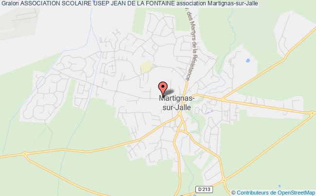 plan association Association Scolaire Usep Jean De La Fontaine Martignas-sur-Jalle