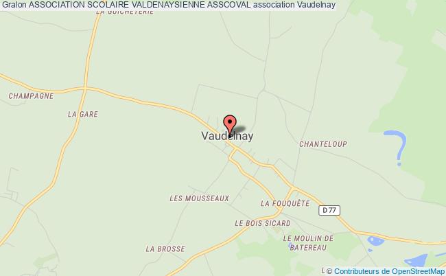 plan association Association Scolaire Valdenaysienne Asscoval Vaudelnay