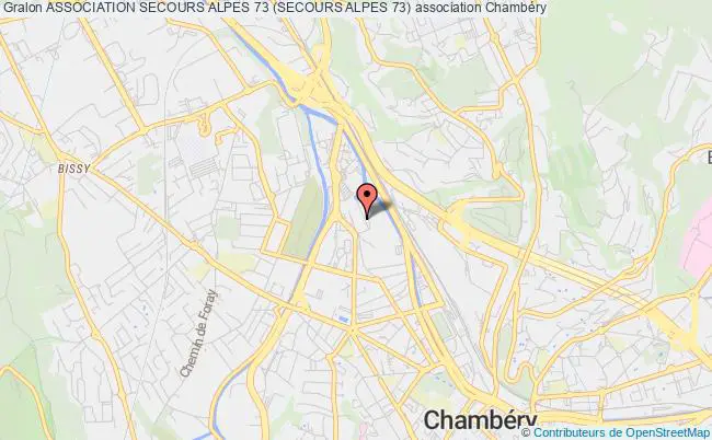 plan association Association Secours Alpes 73 (secours Alpes 73) Chambéry