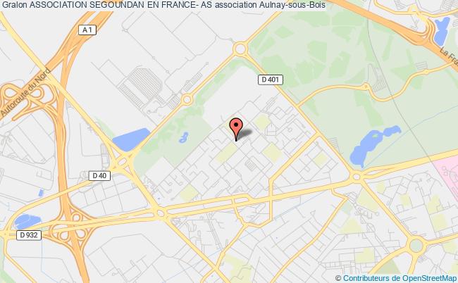 plan association Association Segoundan En France- As Aulnay-sous-Bois
