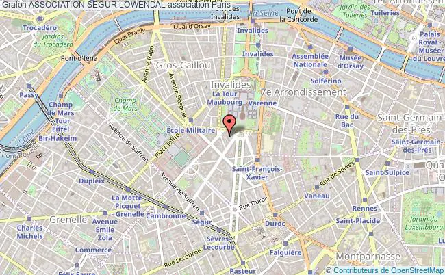 plan association Association Segur-lowendal Paris