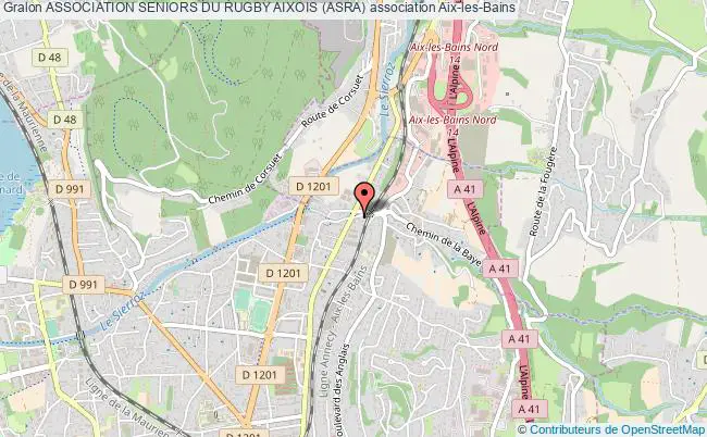 plan association Association Seniors Du Rugby Aixois (asra) Aix-les-Bains