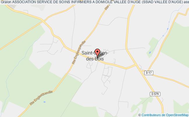 plan association Association Service De Soins Infirmiers A Domicile VallÉe D'auge (ssiad VallÉe D'auge) Saint-Gatien-des-Bois