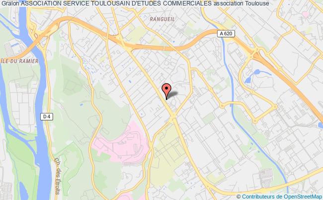plan association Association Service Toulousain D'etudes Commerciales Toulouse cedex 4