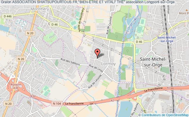 plan association Association Shiatsupourtous.fr,"bien-etre Et Vitali' The" Longpont-sur-Orge