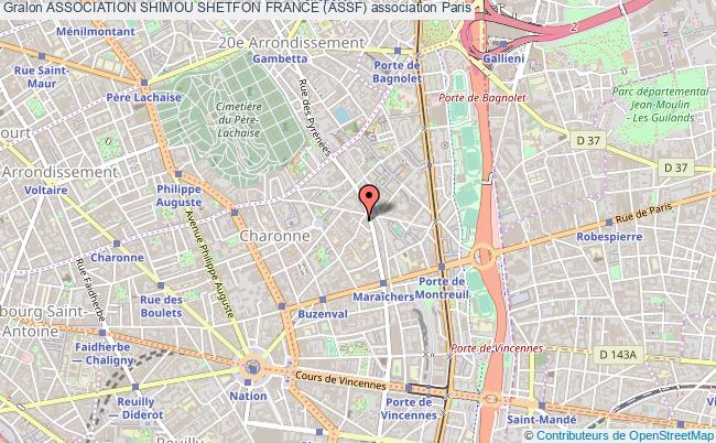 plan association Association Shimou Shetfon France (assf) Paris