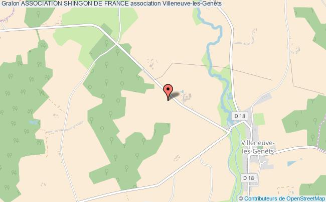 plan association Association Shingon De France Villeneuve-les-Genêts