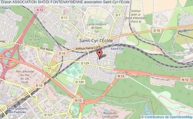 plan association Association ShÔgi Fontenaysienne Saint-Cyr-l'École