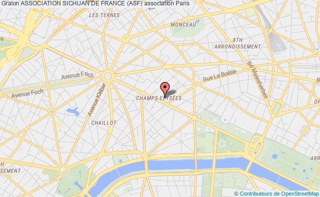 plan association Association Sichuan De France (asf) Paris 8e
