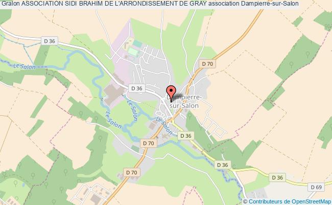 plan association Association Sidi Brahim De L'arrondissement De Gray Dampierre-sur-Salon