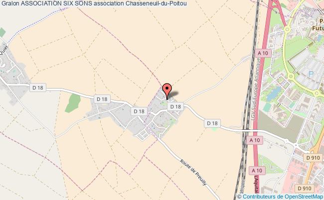 plan association Association Six Sons Chasseneuil-du-Poitou