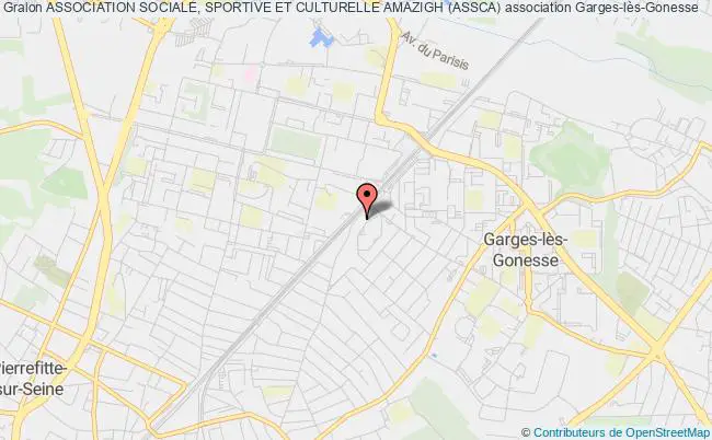 plan association Association Sociale, Sportive Et Culturelle Amazigh (assca) Garges-lès-Gonesse