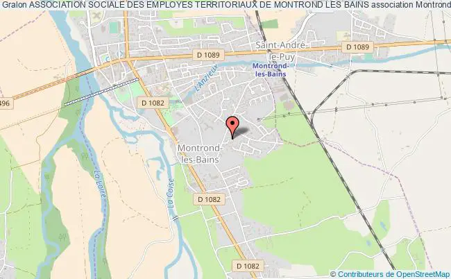 plan association Association Sociale Des Employes Territoriaux De Montrond Les Bains Montrond-les-Bains