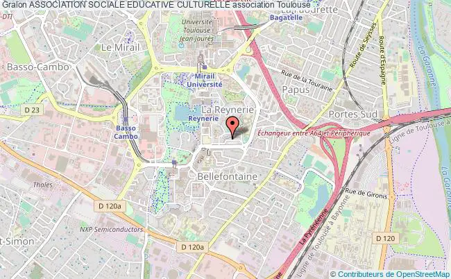 plan association Association Sociale Educative Culturelle Toulouse