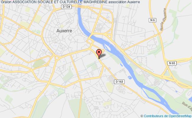 plan association Association Sociale Et Culturelle Maghrebine Auxerre