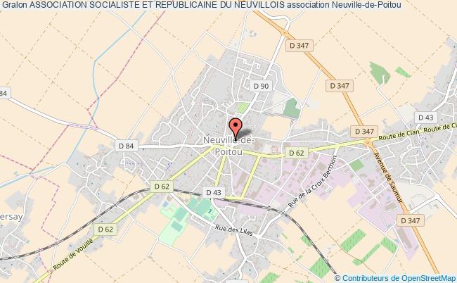 plan association Association Socialiste Et Republicaine Du Neuvillois Neuville-de-Poitou