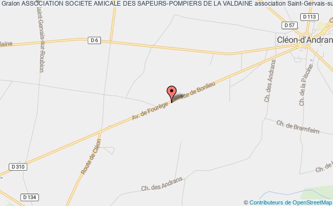 plan association Association Societe Amicale Des Sapeurs-pompiers De La Valdaine Saint-Gervais-sur-Roubion