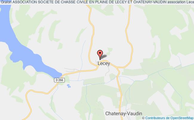 plan association Association Societe De Chasse Civile En Plaine De Lecey Et Chatenay-vaudin Lecey