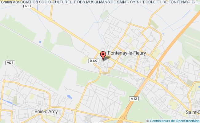 plan association Association Socio-culturelle Des Musulmans De Saint- Cyr- L'ecole Et De Fontenay-le-fleury Fontenay-le-Fleury