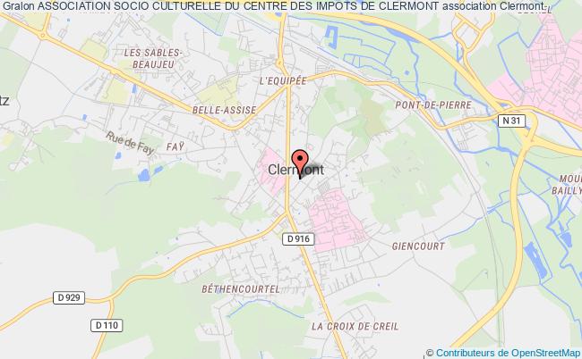 plan association Association Socio Culturelle Du Centre Des Impots De Clermont Clermont