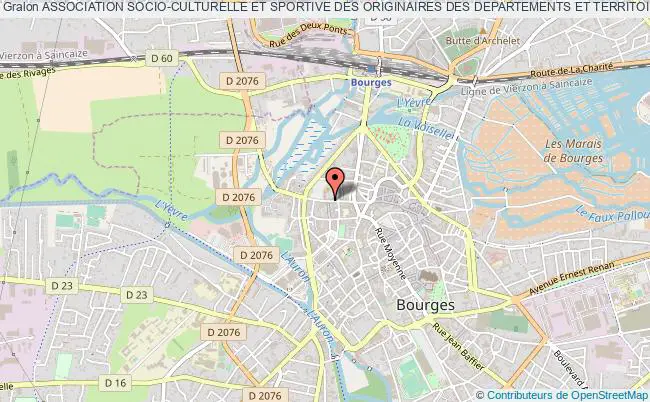 plan association Association Socio-culturelle Et Sportive Des Originaires Des Departements Et Territoires D'outre-mer Bourges