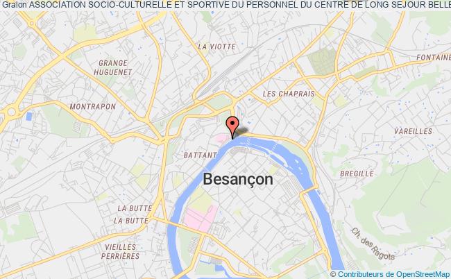 plan association Association Socio-culturelle Et Sportive Du Personnel Du Centre De Long Sejour Bellevaux Besançon