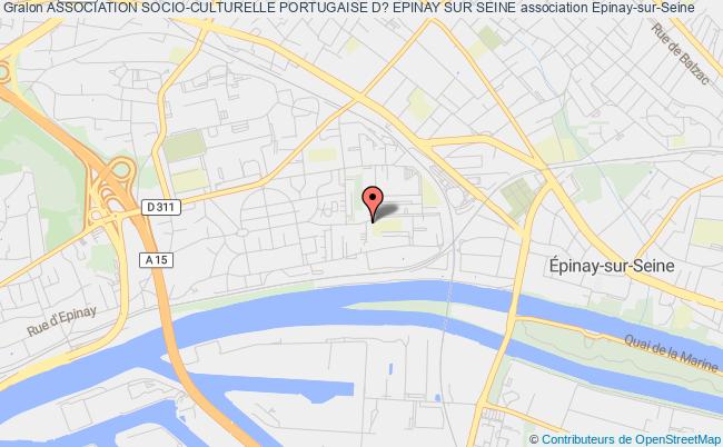 plan association Association Socio-culturelle Portugaise D? Epinay Sur Seine Épinay-sur-Seine