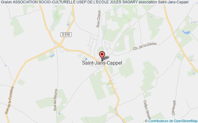 plan association Association Socio-culturelle Usep De L'ecole Jules Sagary Saint-Jans-Cappel