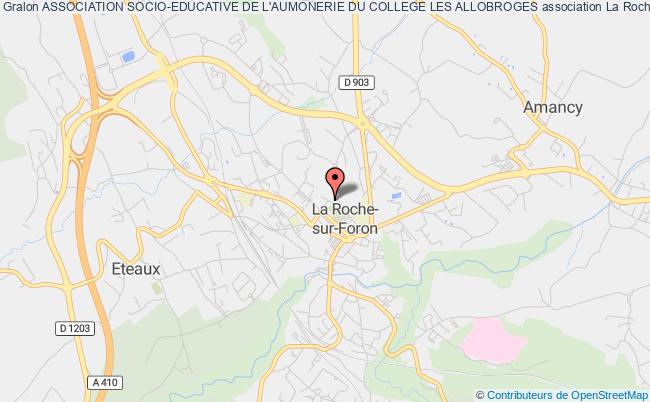 plan association Association Socio-educative De L'aumonerie Du College Les Allobroges La    Roche-sur-Foron